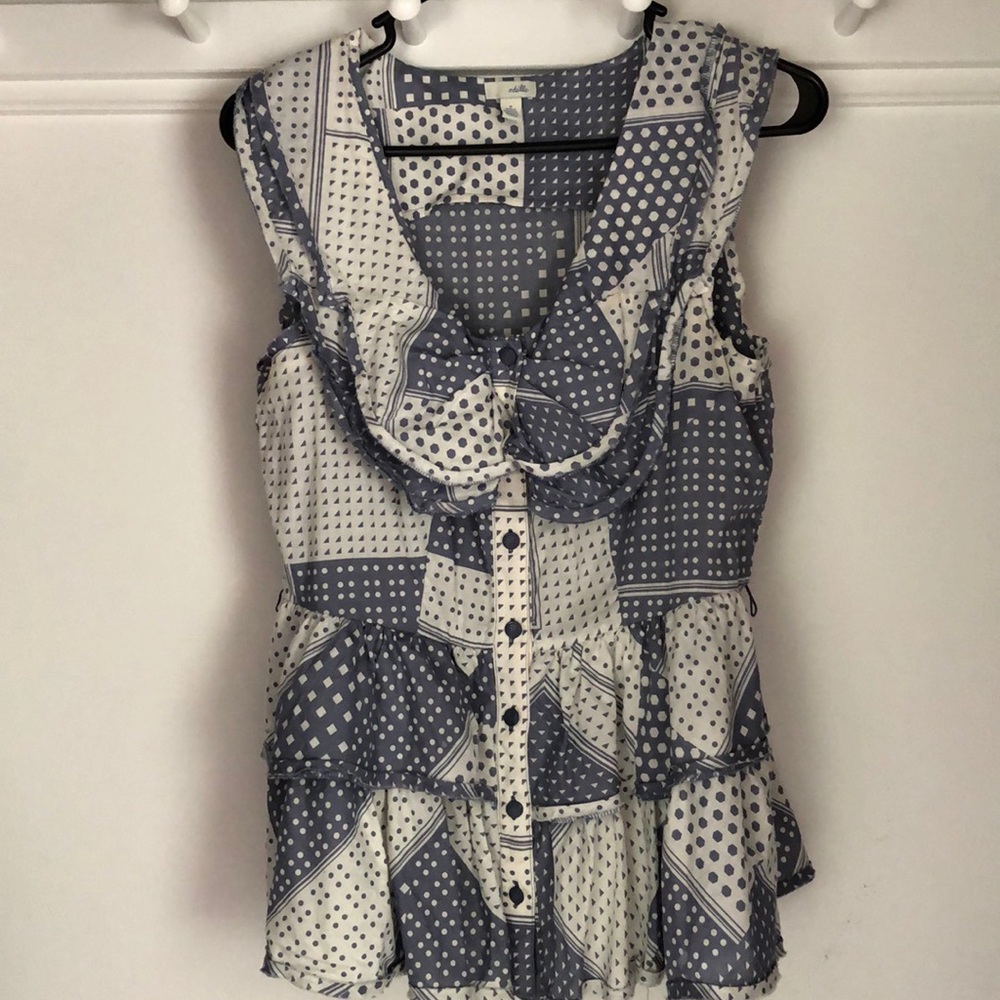Women’s, Frilly, Sleeveless Shirt